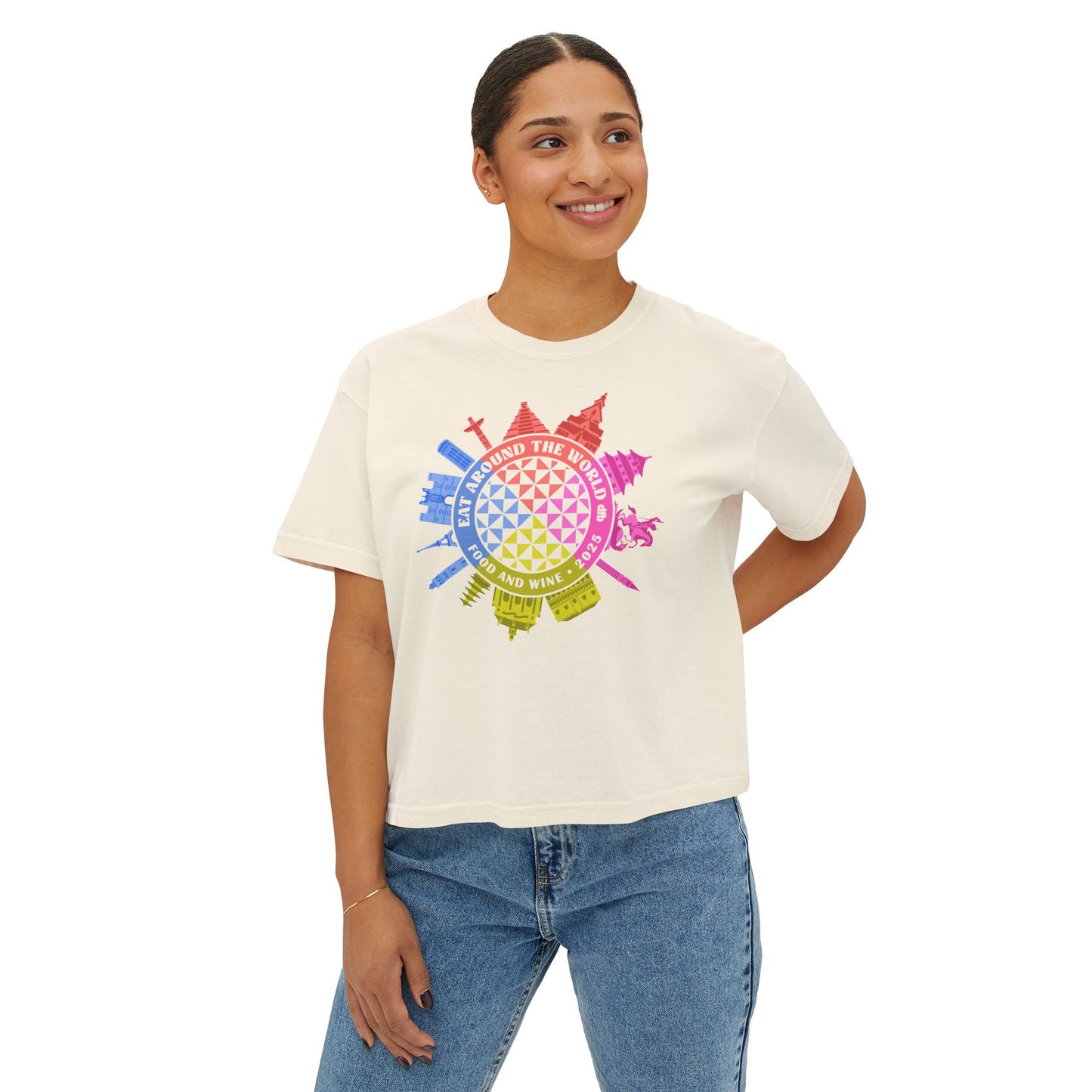LIMITED EDITION Food & Wine Compass - Women's Boxy Tee