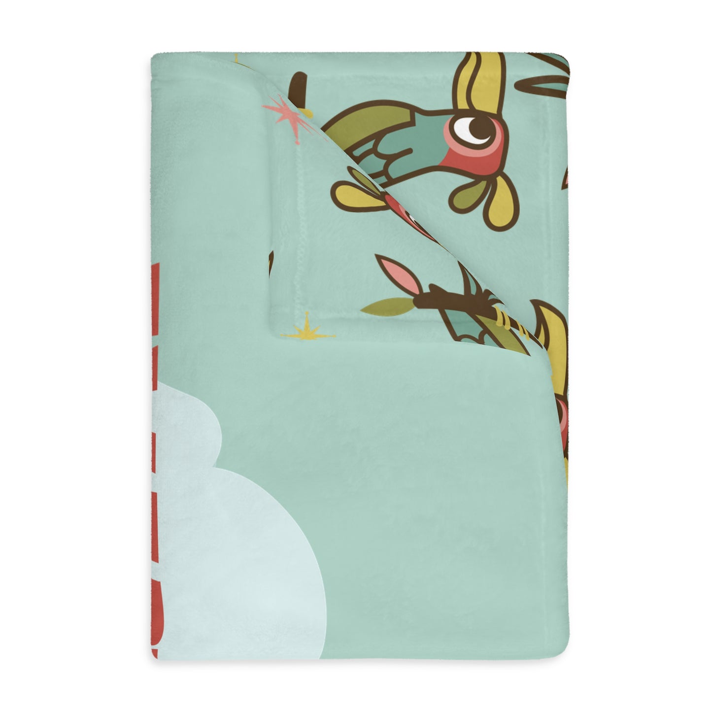 Every Cloud Has a Silver Lining - Velveteen Microfiber Blanket