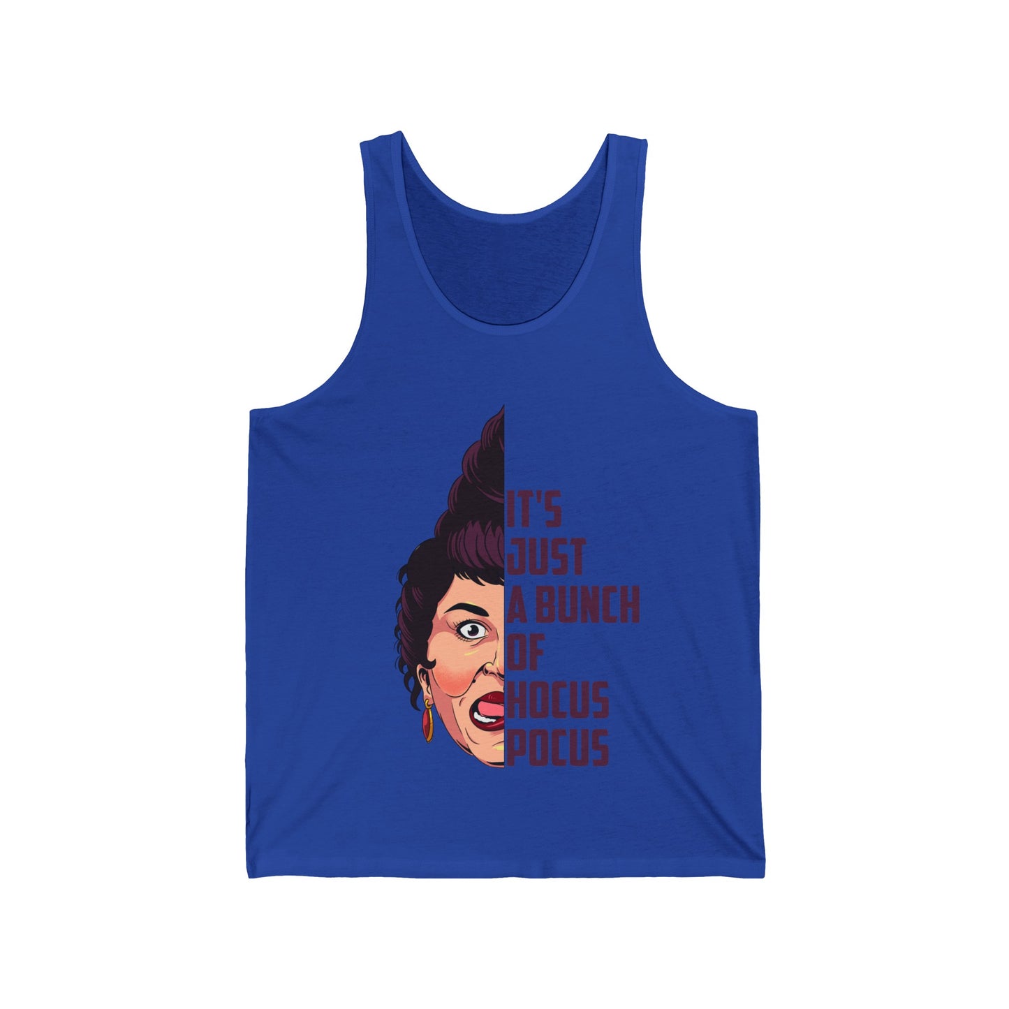 It's Just a Bunch of Hocus Pocus Mary Sanderson Sisters Unisex Tank Top