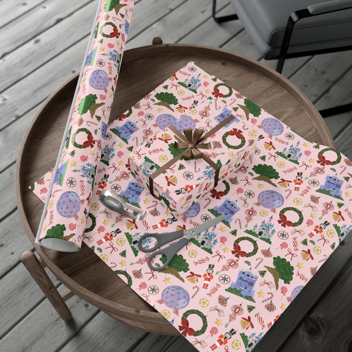Park Icons Vintage Ornaments - Gift Wrap Papers