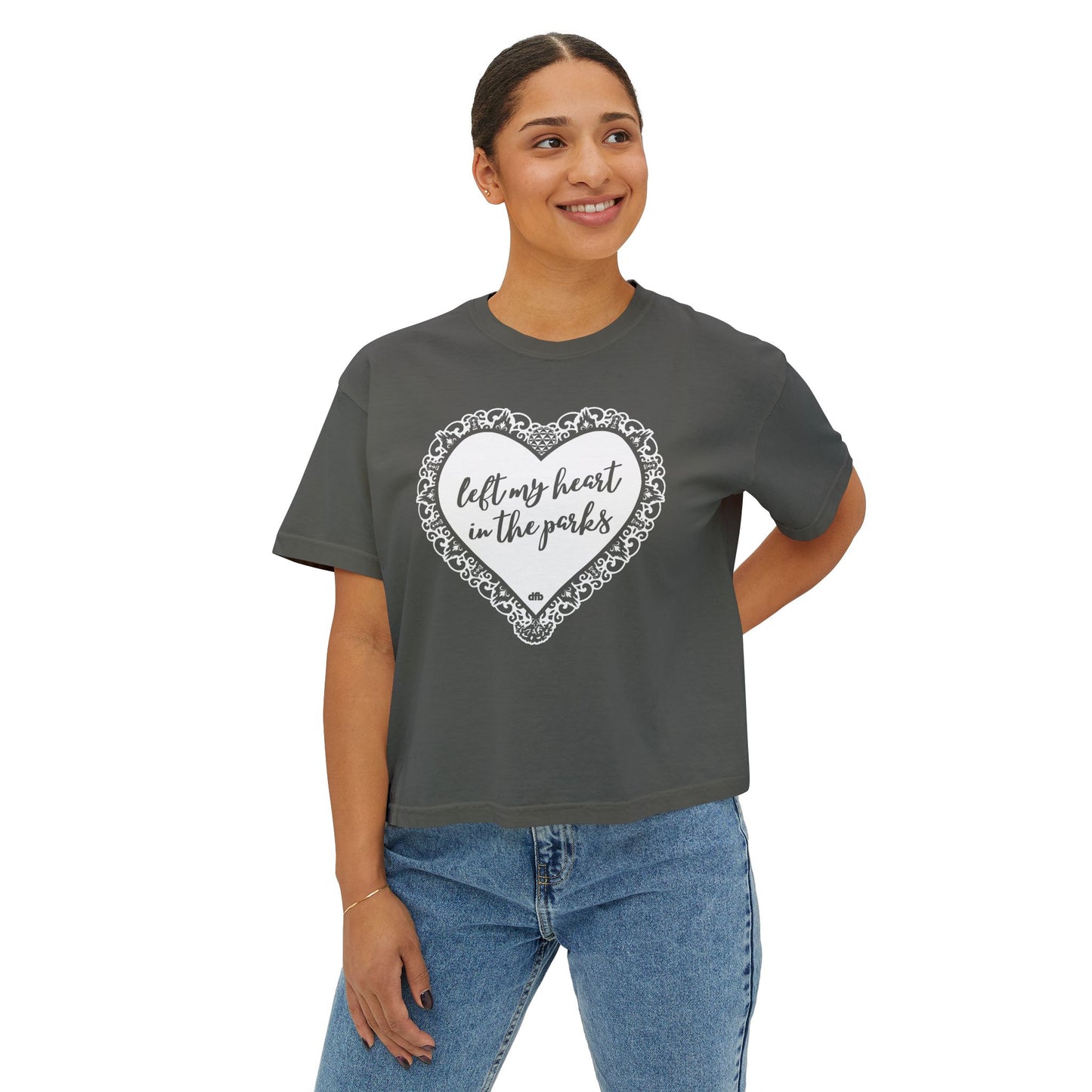 Left My Heart in the Parks - Women's Boxy Tee