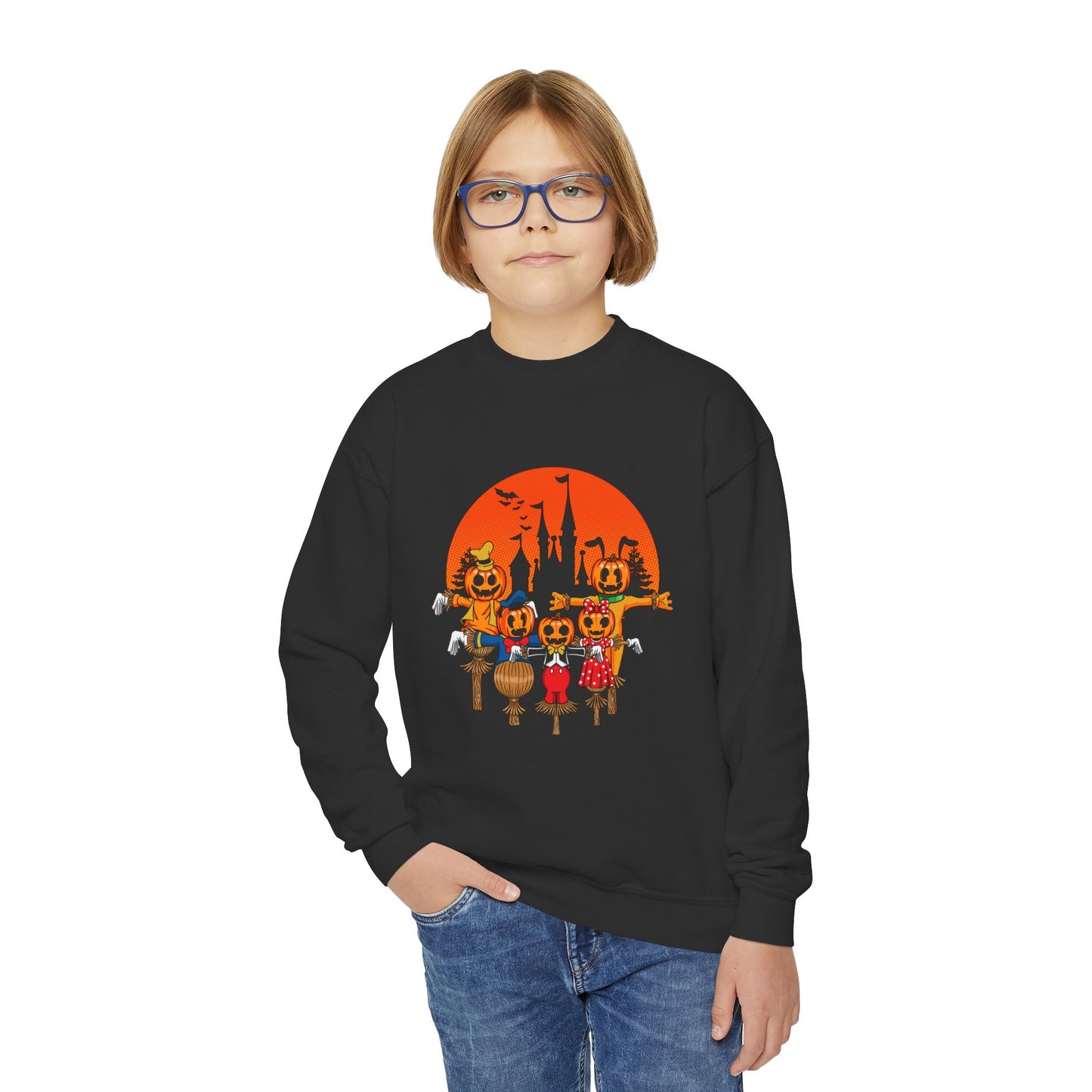Scarecrow Fab 5 Youth Crewneck Sweatshirt
