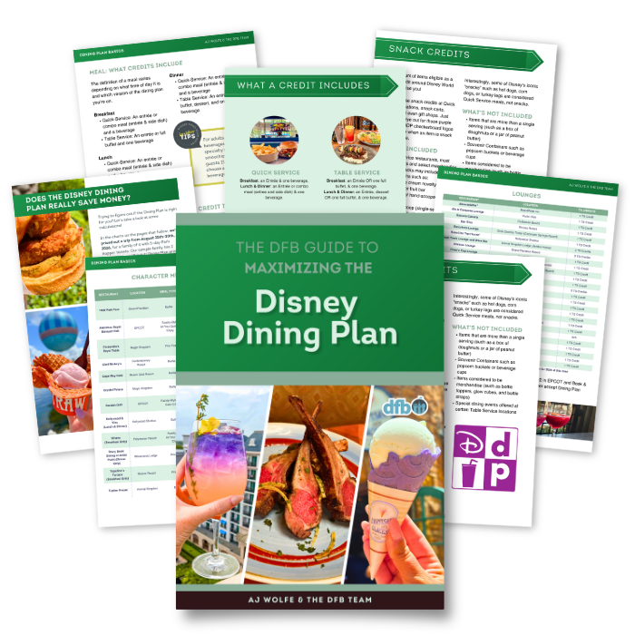Disney Dining Plan: The DFB Guide to Maximizing the DDP