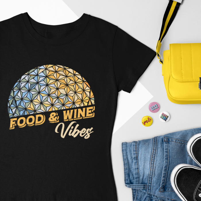 Food & Wine Vibes EPCOT Blue - Adult Unisex Shirt