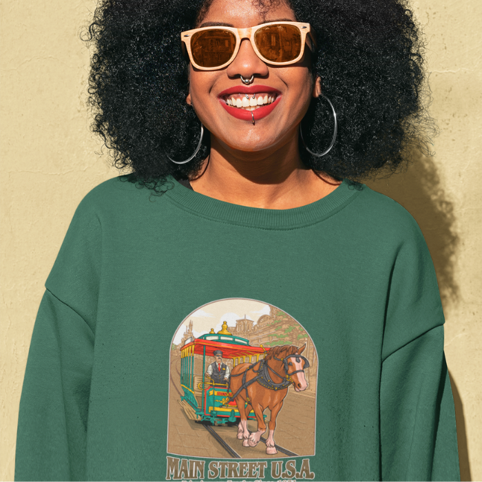 Main Street USA Trippin' - Adult Crewneck Sweatshirt