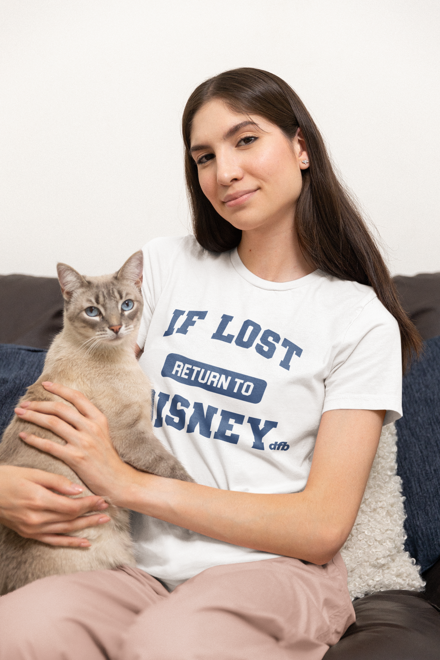 If Lost, Return to the Parks Blue Text - Adult Tee