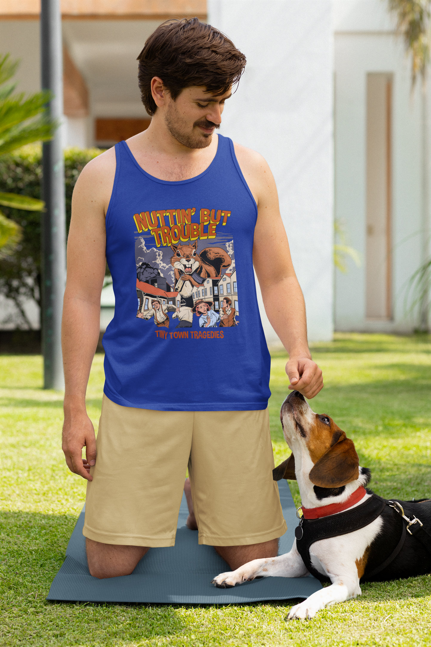 Nuttin But Trouble, Tiny Town Tragedies - Unisex Tank Top