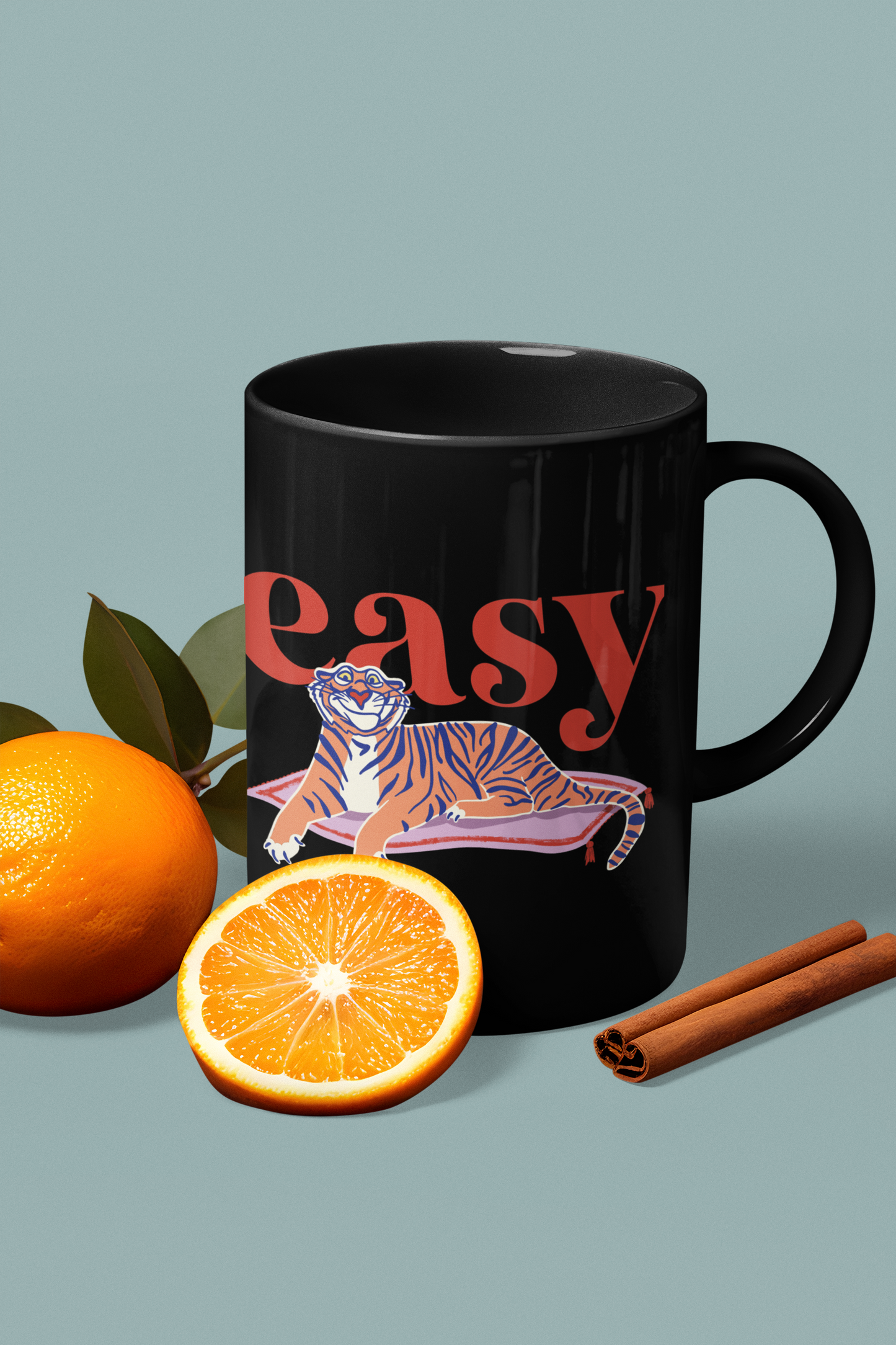 Easy Tiger - Rajah - Black Mug