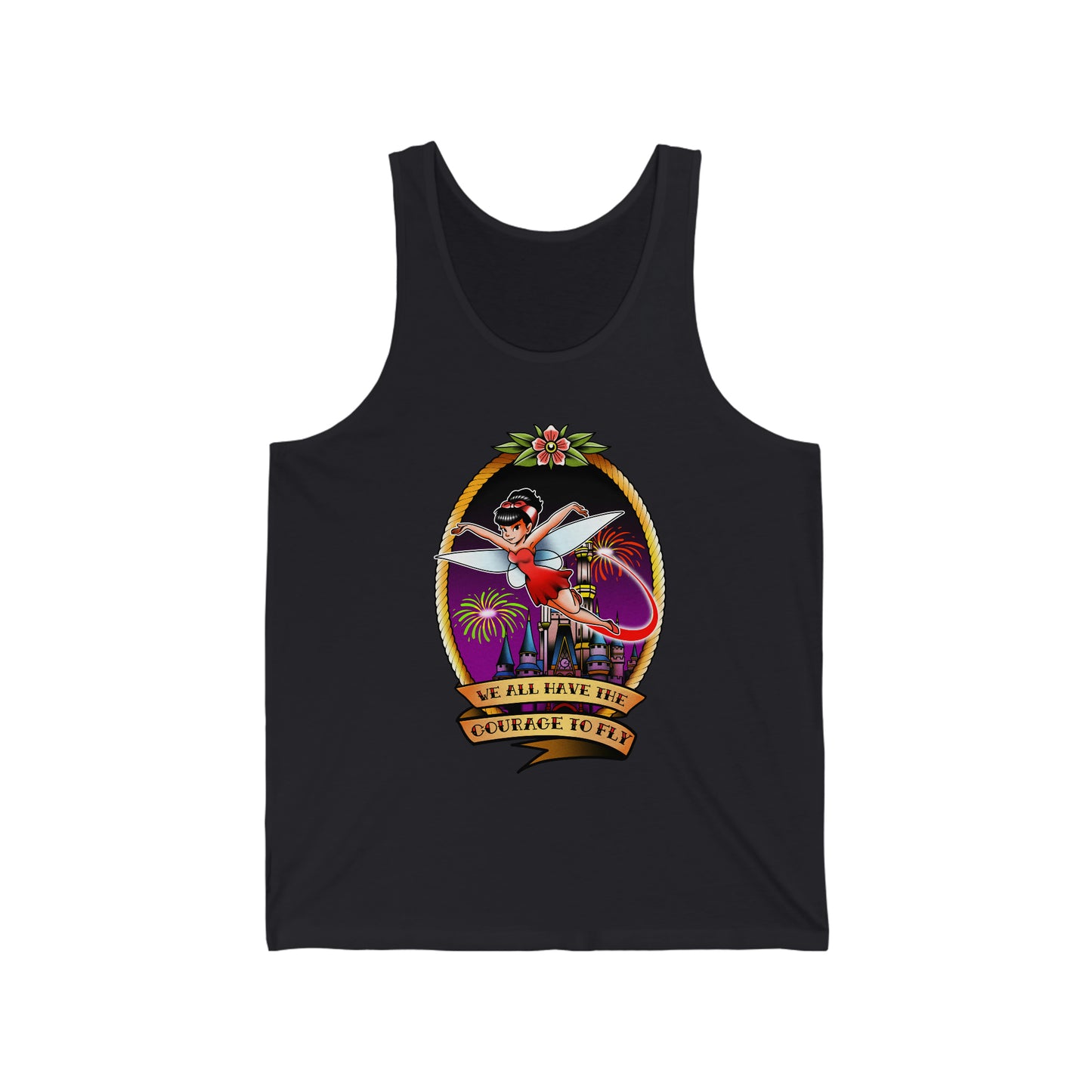 We All Have the Courage to Fly Adult Unisex Tank Top