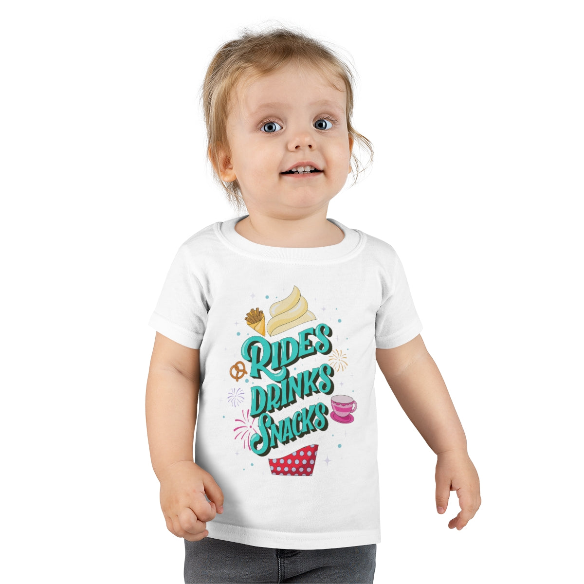 Rides, Drinks, Snacks - Toddler T-shirt
