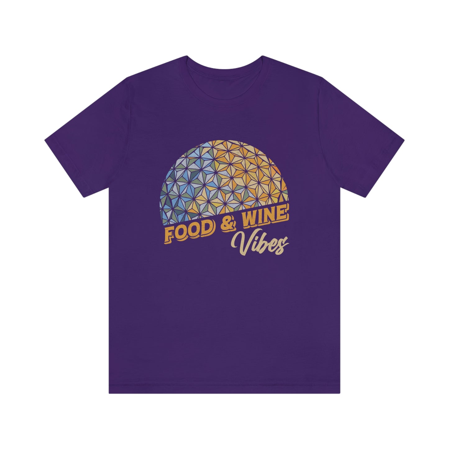 Food & Wine Vibes EPCOT Blue - Adult Unisex Shirt