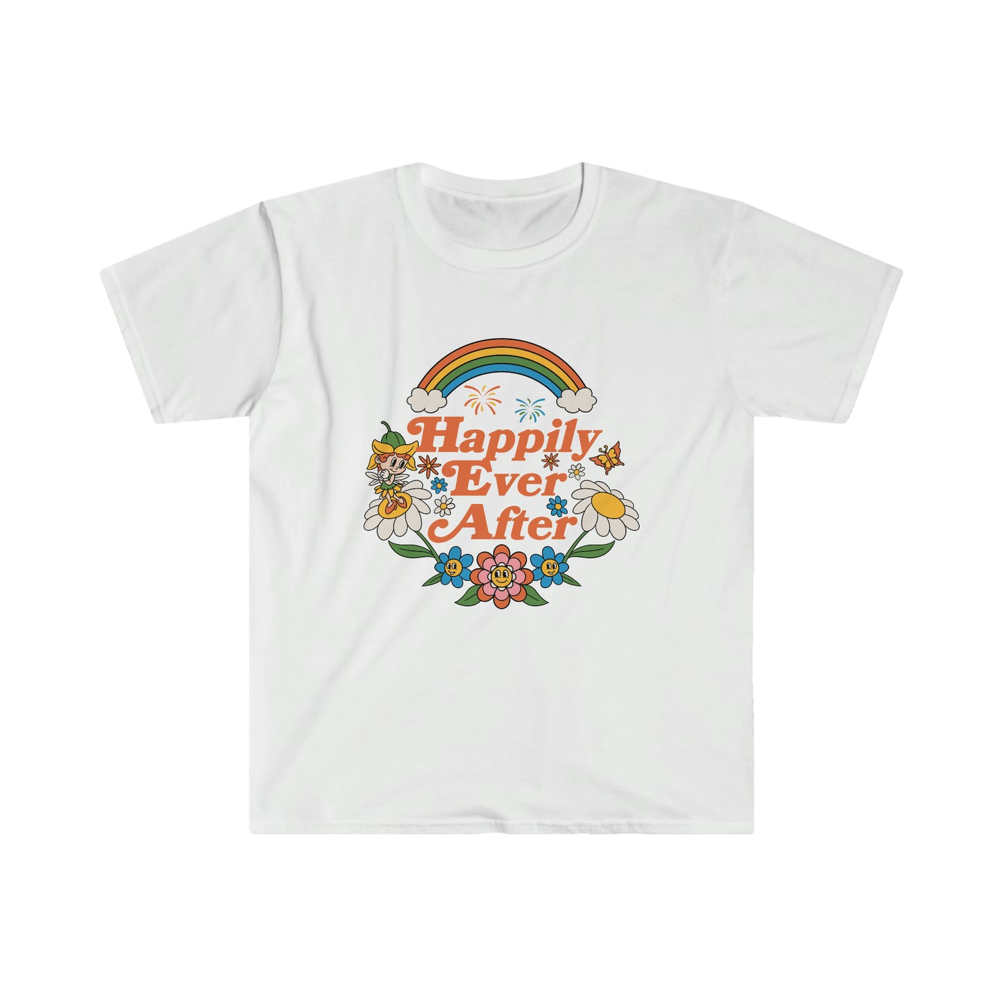 Happily Ever After Disney Fireworks - Adult Unisex TShirt