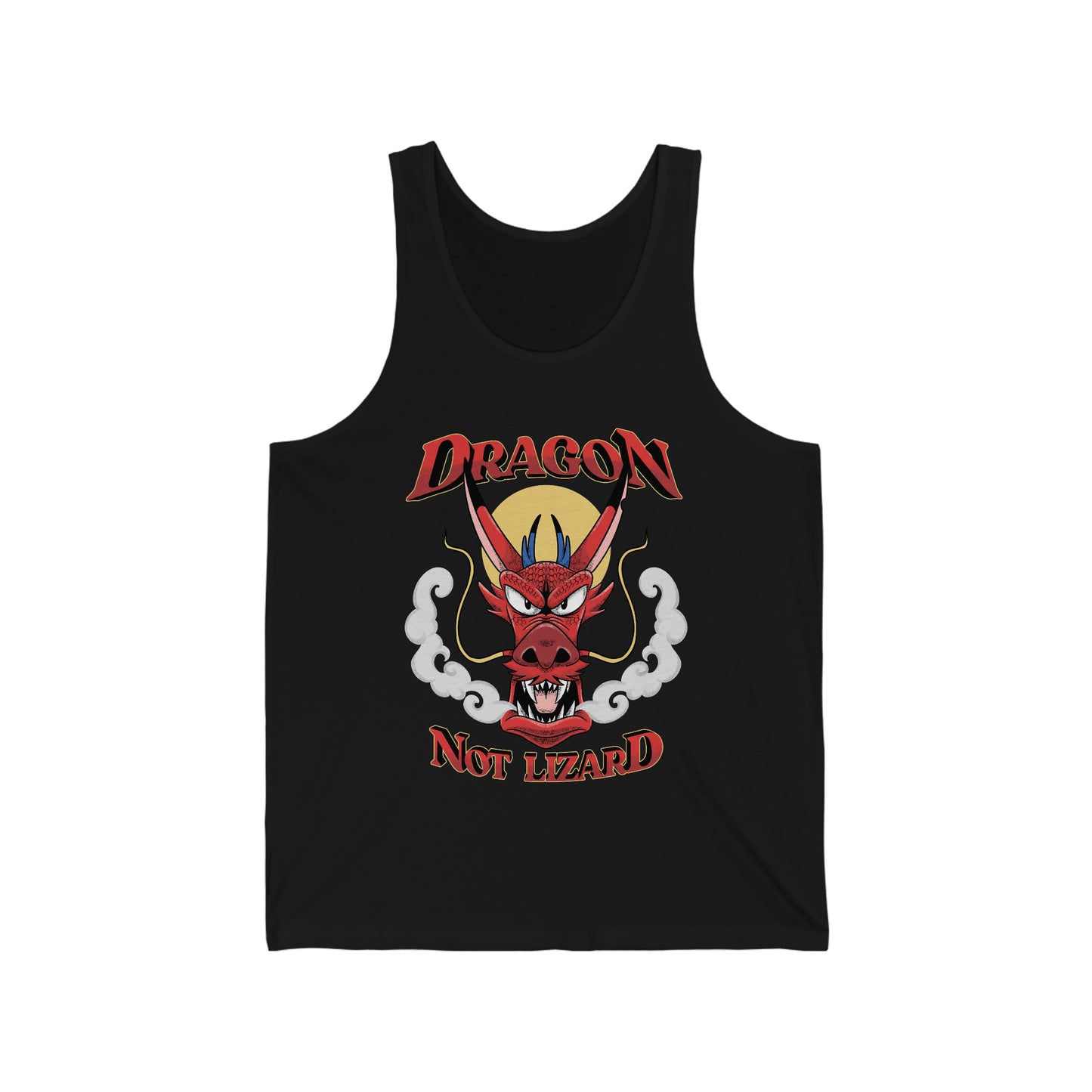 Mushu Mulan Tank Top | Dragon, Not Lizard | Adult Unisex