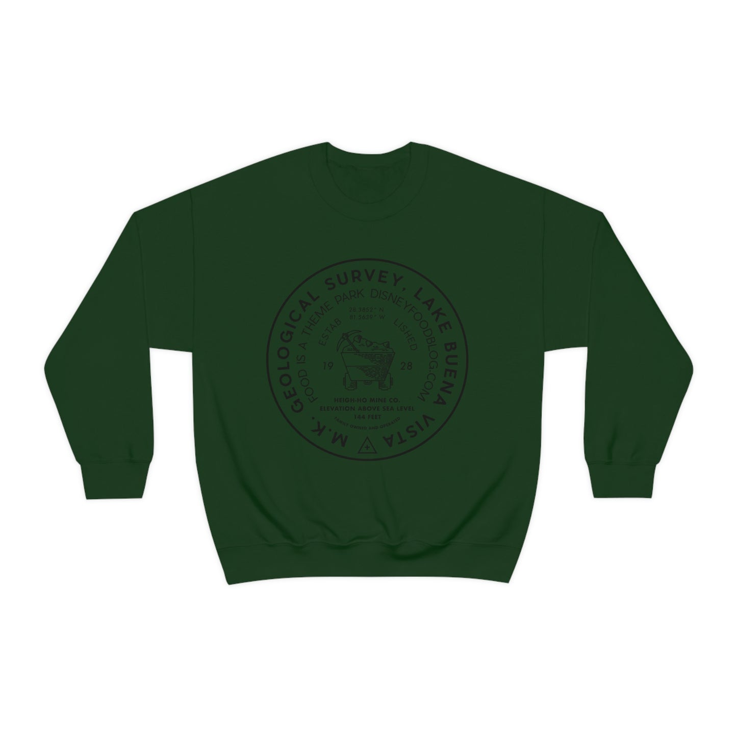 MK Geological Survey - Adult Crewneck Sweatshirt