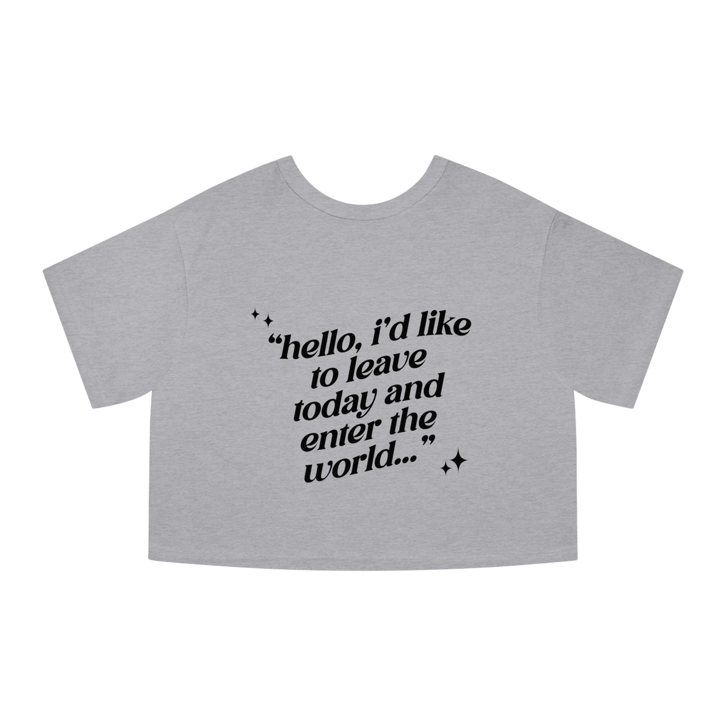 The Magic is Calling Double Sided - Adult Crop Top Shirt