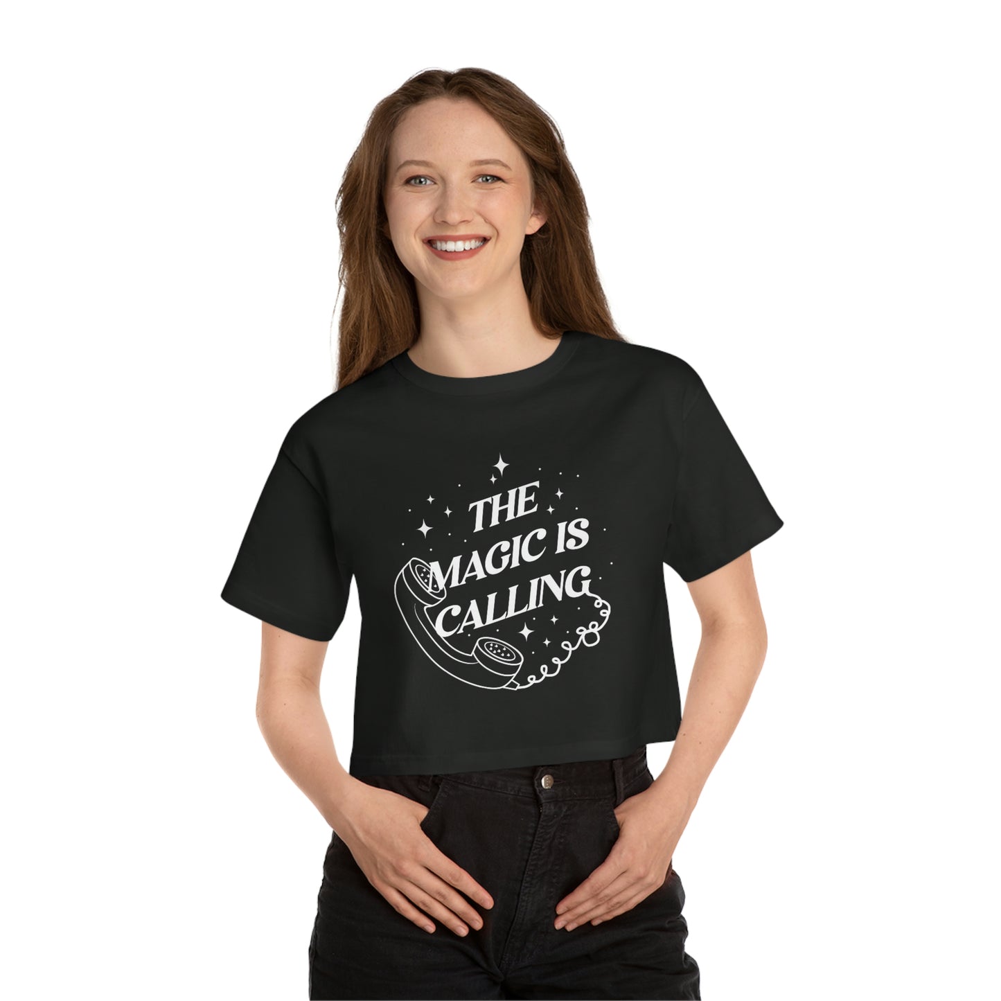 The Magic is Calling Double Sided - Adult Crop Top Shirt