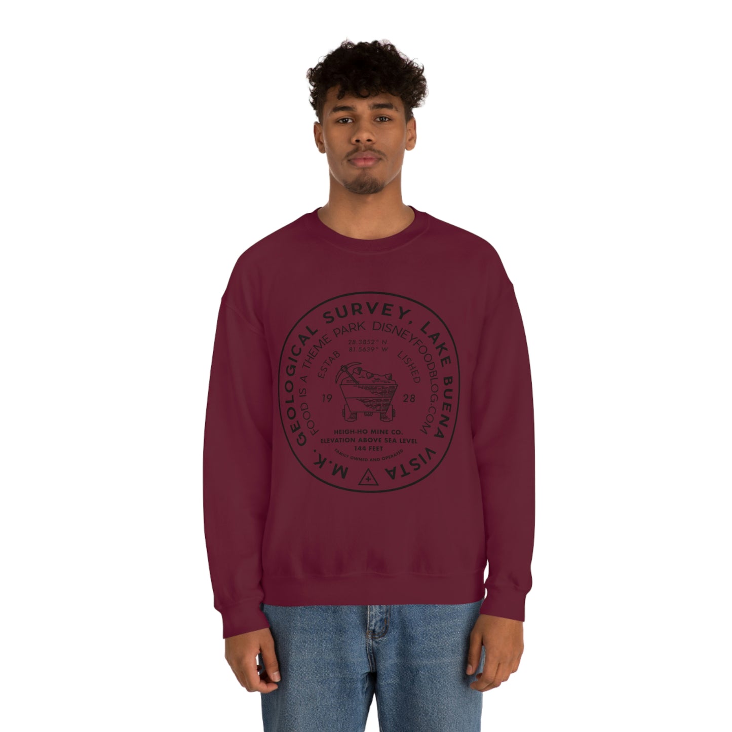 MK Geological Survey - Adult Crewneck Sweatshirt