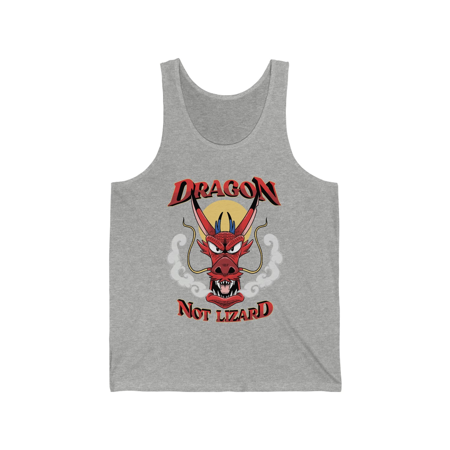 Mushu Mulan Tank Top | Dragon, Not Lizard | Adult Unisex