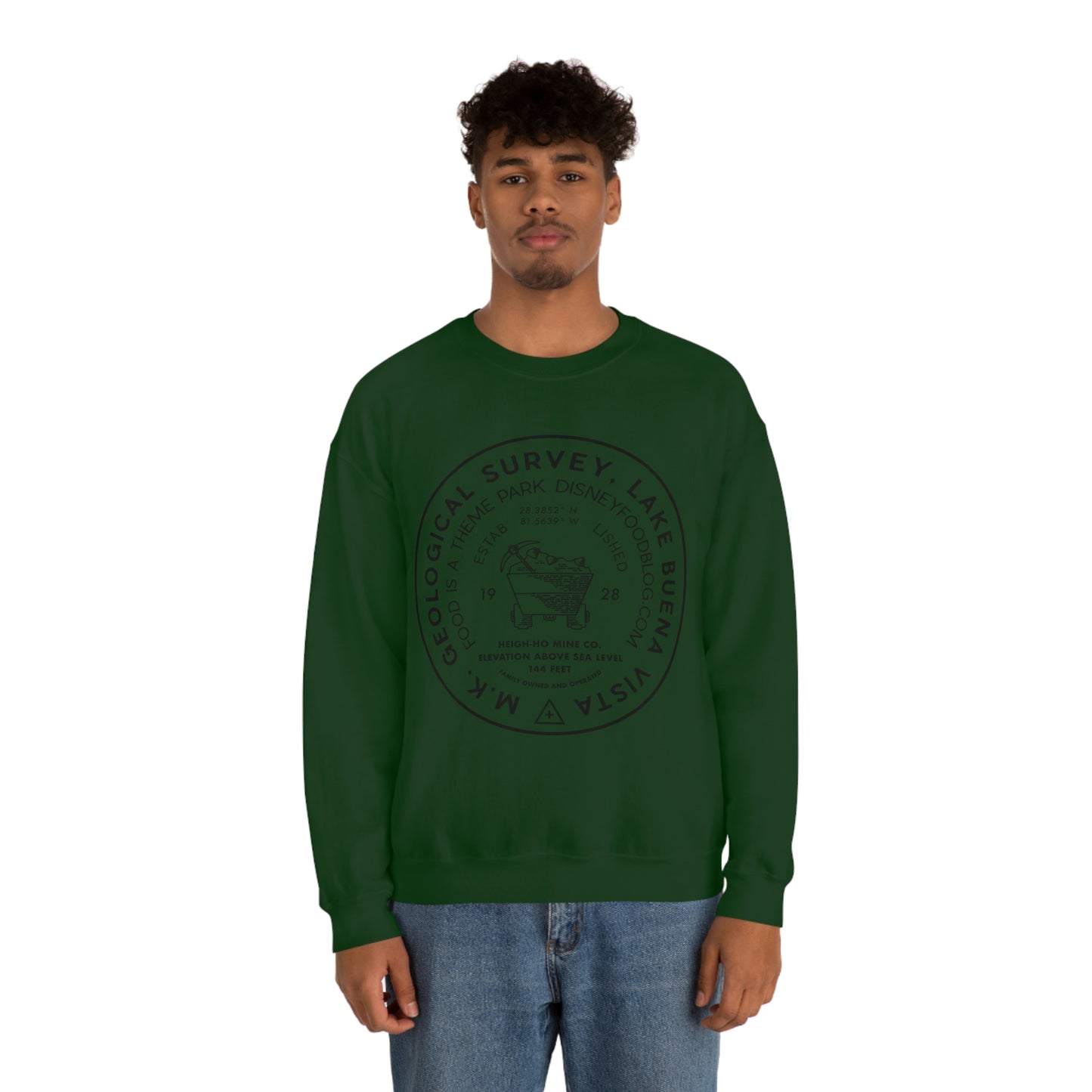 MK Geological Survey - Adult Crewneck Sweatshirt