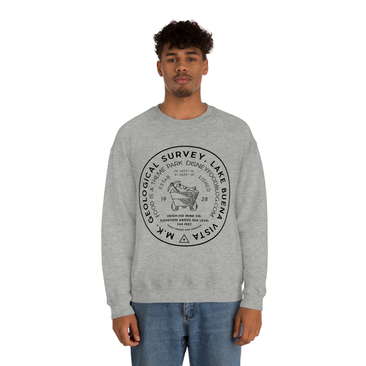 MK Geological Survey - Adult Crewneck Sweatshirt