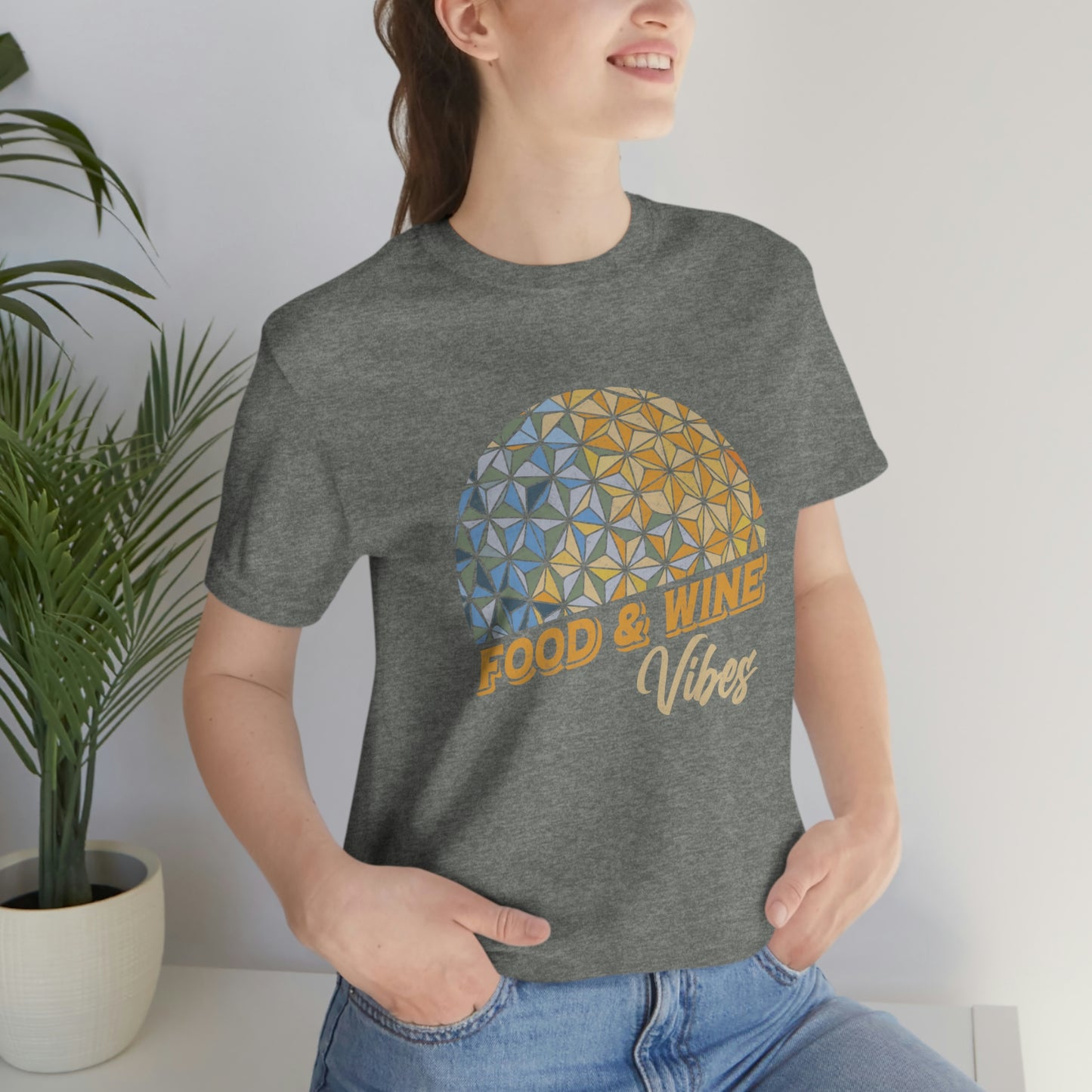 Food & Wine Vibes EPCOT Blue - Adult Unisex Shirt