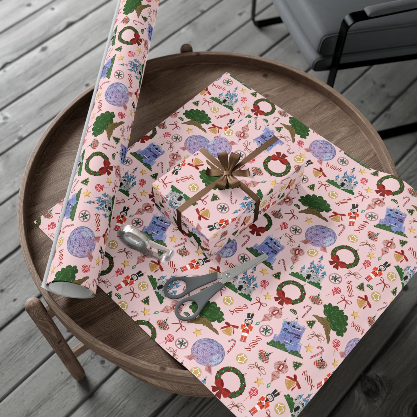 Park Icons Vintage Ornaments - Gift Wrap Papers
