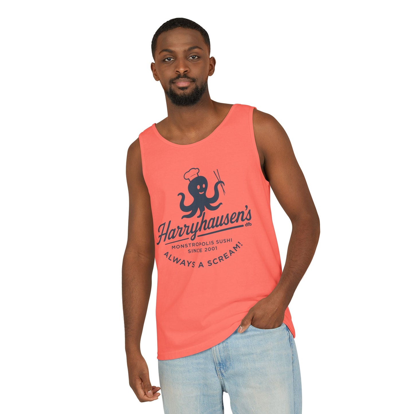 Harryhausen's - Unisex Garment-Dyed Tank Top