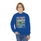 Animal Kingdom Vintage Stamps - Youth Crewneck Sweatshirt