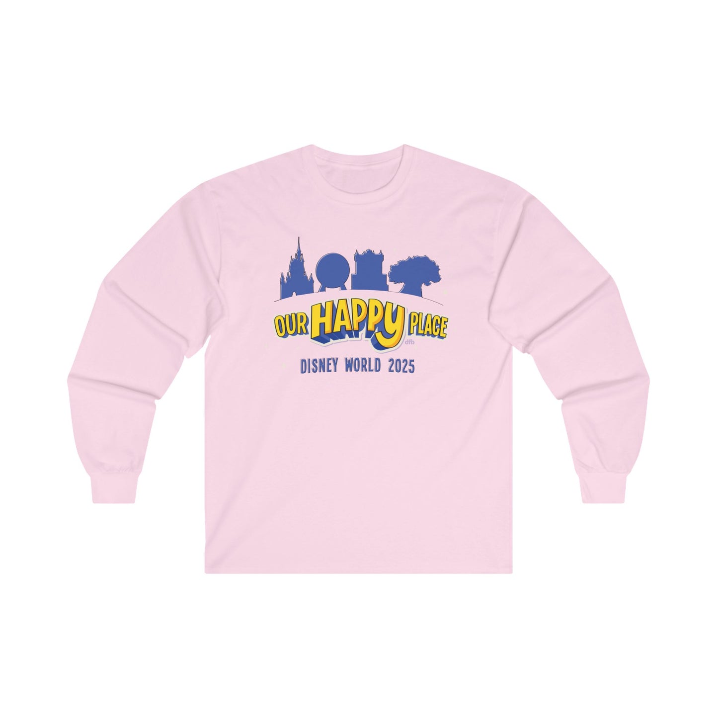 Our Happy Place 2025 - Family Matching Tee - Long Sleeve Tee