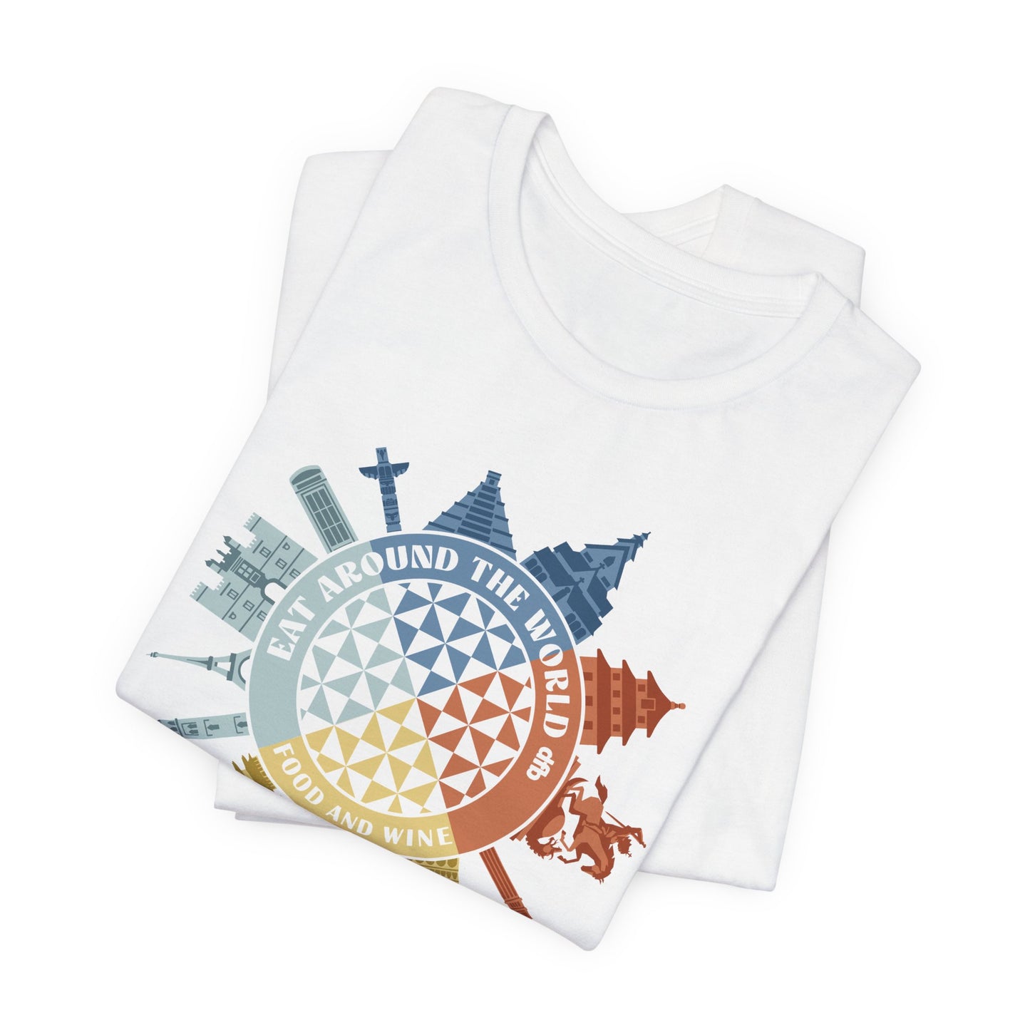 Food & Wine Compass - Adult Tee Shirt