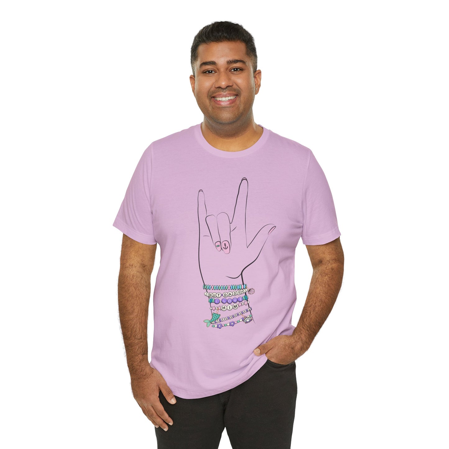 "But Daddy I Love Him!" - Friendship Bracelets - Adult Tee Shirt