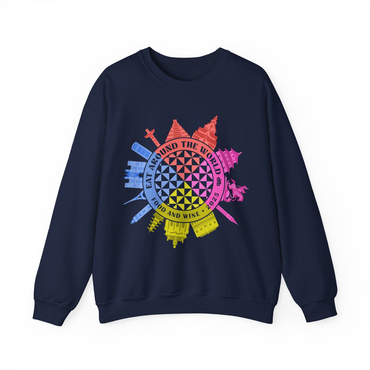 LIMITED EDITION Food & Wine Compass - Adult Crewneck Sweatshirt