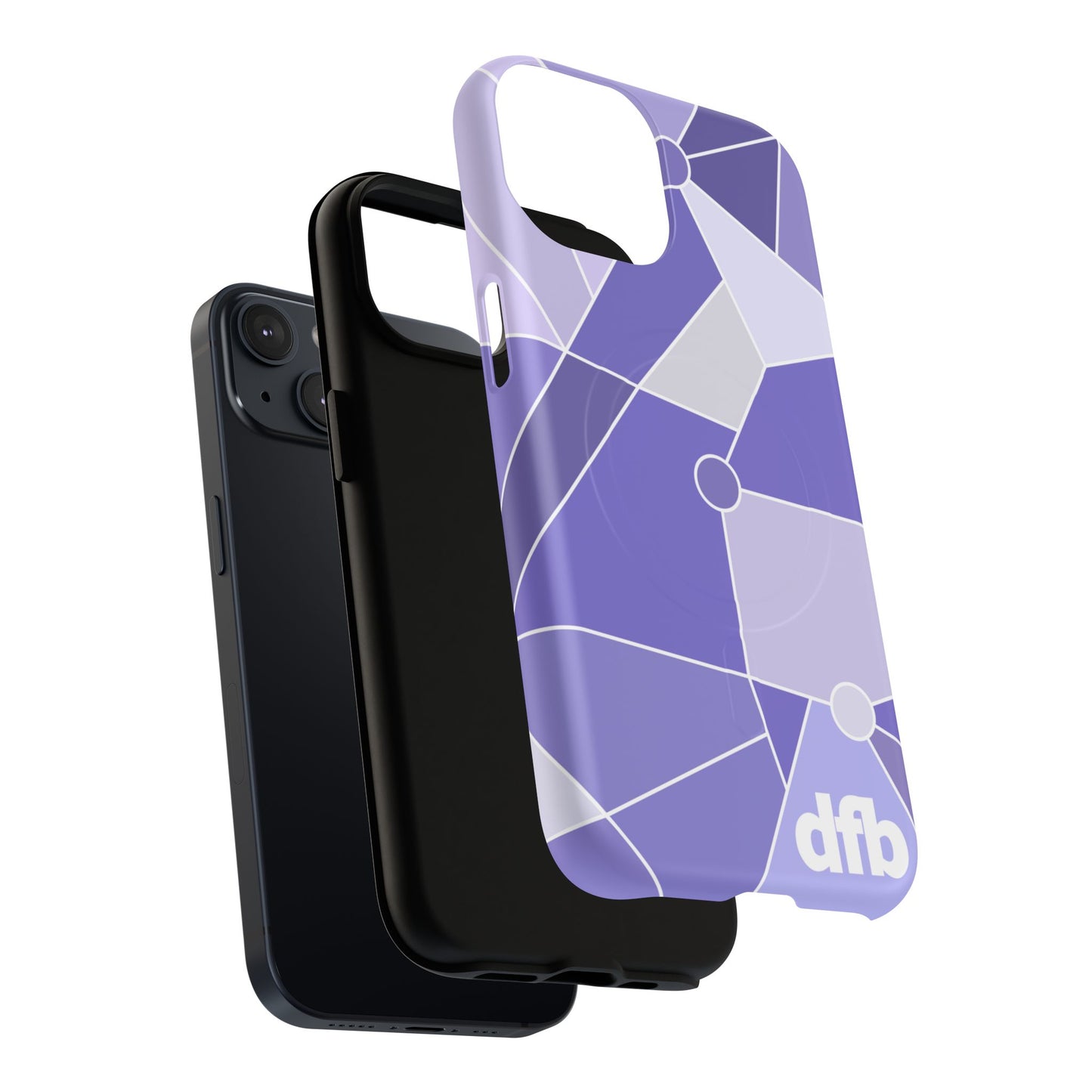Tomorrowland Purple Wall - Tough Magnetic iPhone Case