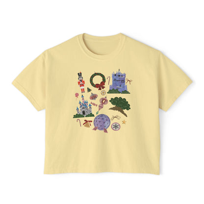 Park Icons Vintage Ornaments - Women's Boxy Tee