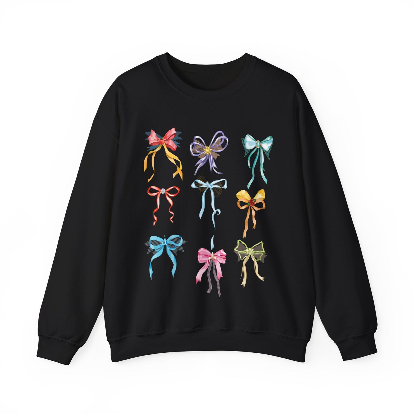 Bibbidi Bobbidi Bow- Princess Bows - Adult Crewneck Sweatshirt