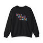 it's a small world - Adult Crewneck Sweatshirt