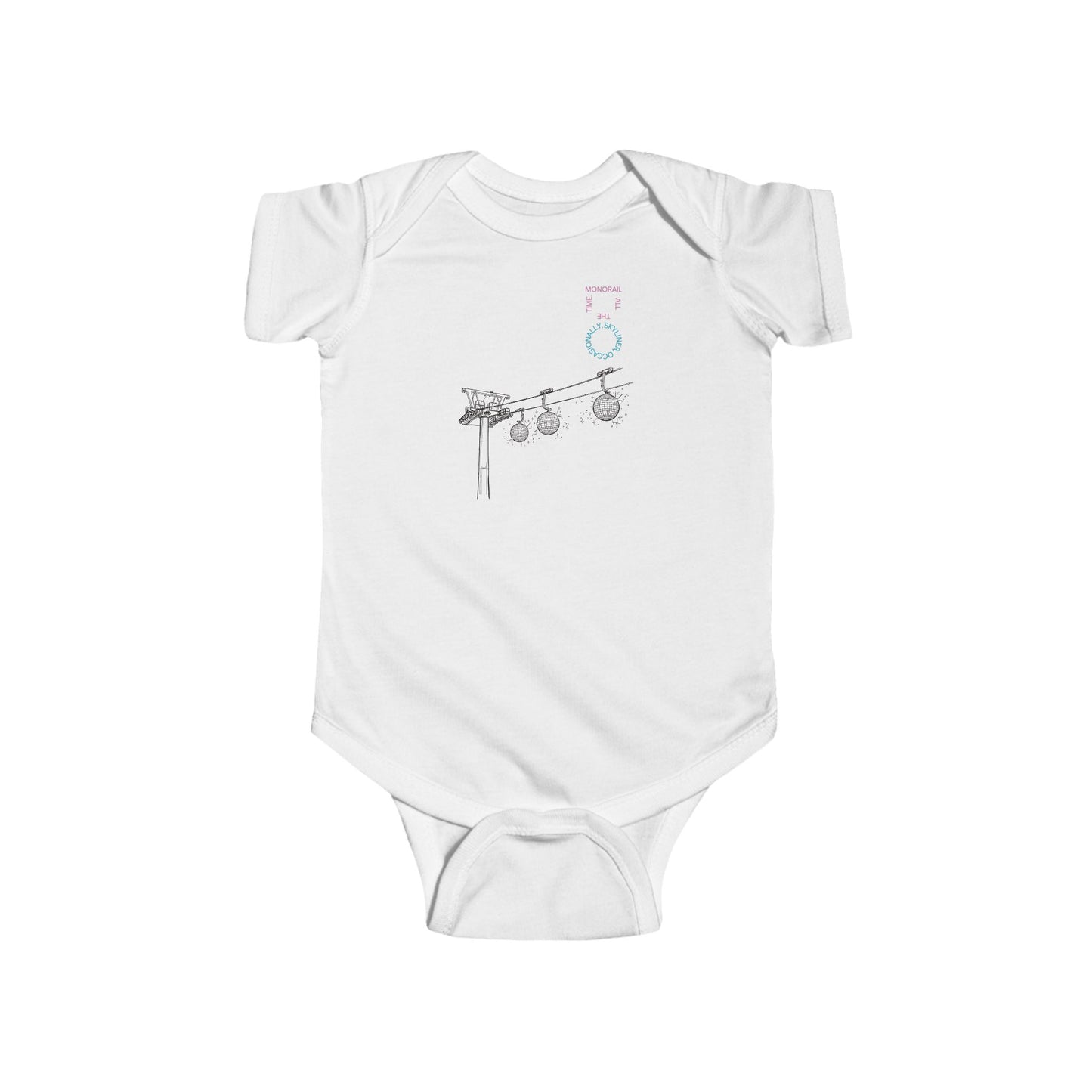 Monorail All The Time - Baby Onesie