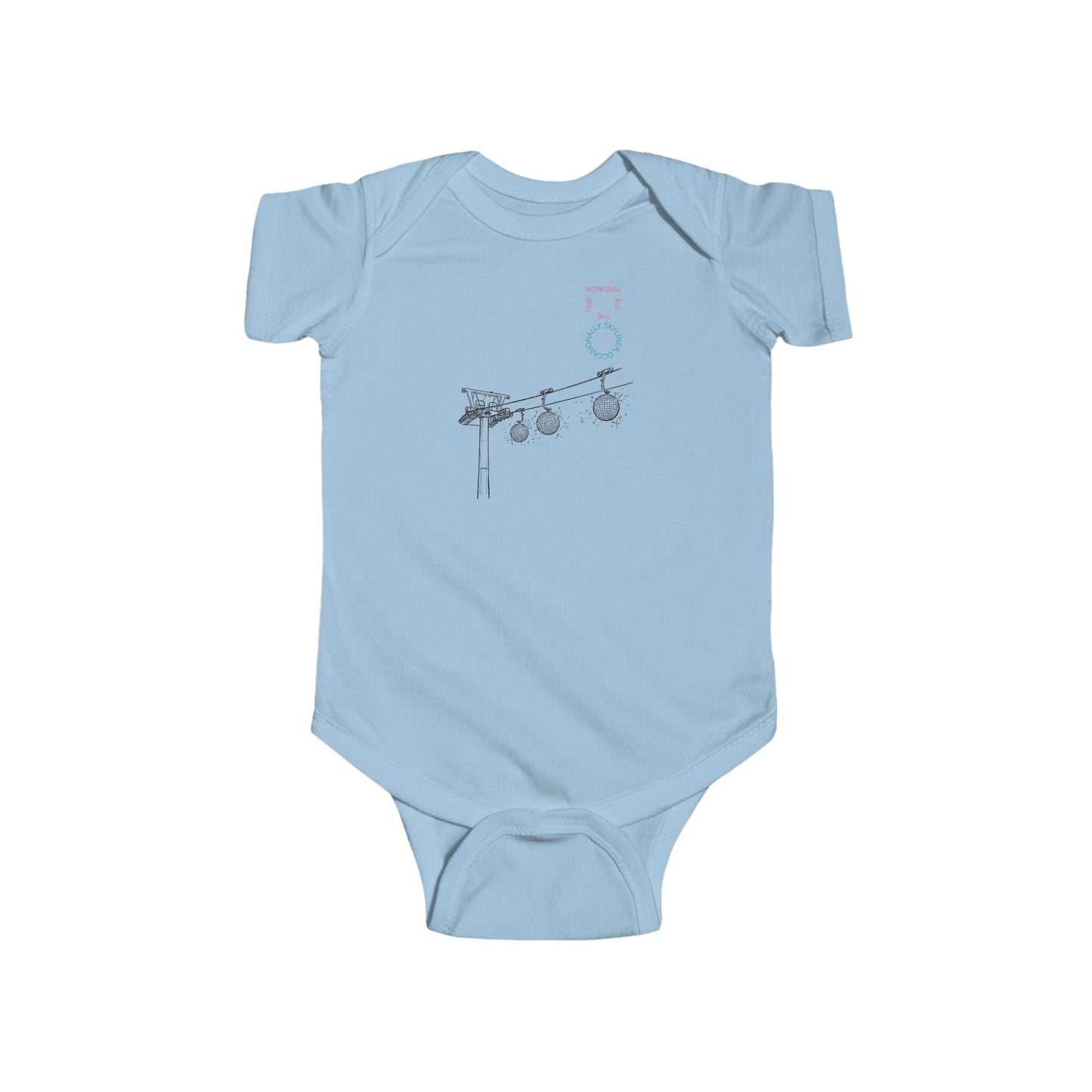 Monorail All The Time - Baby Onesie