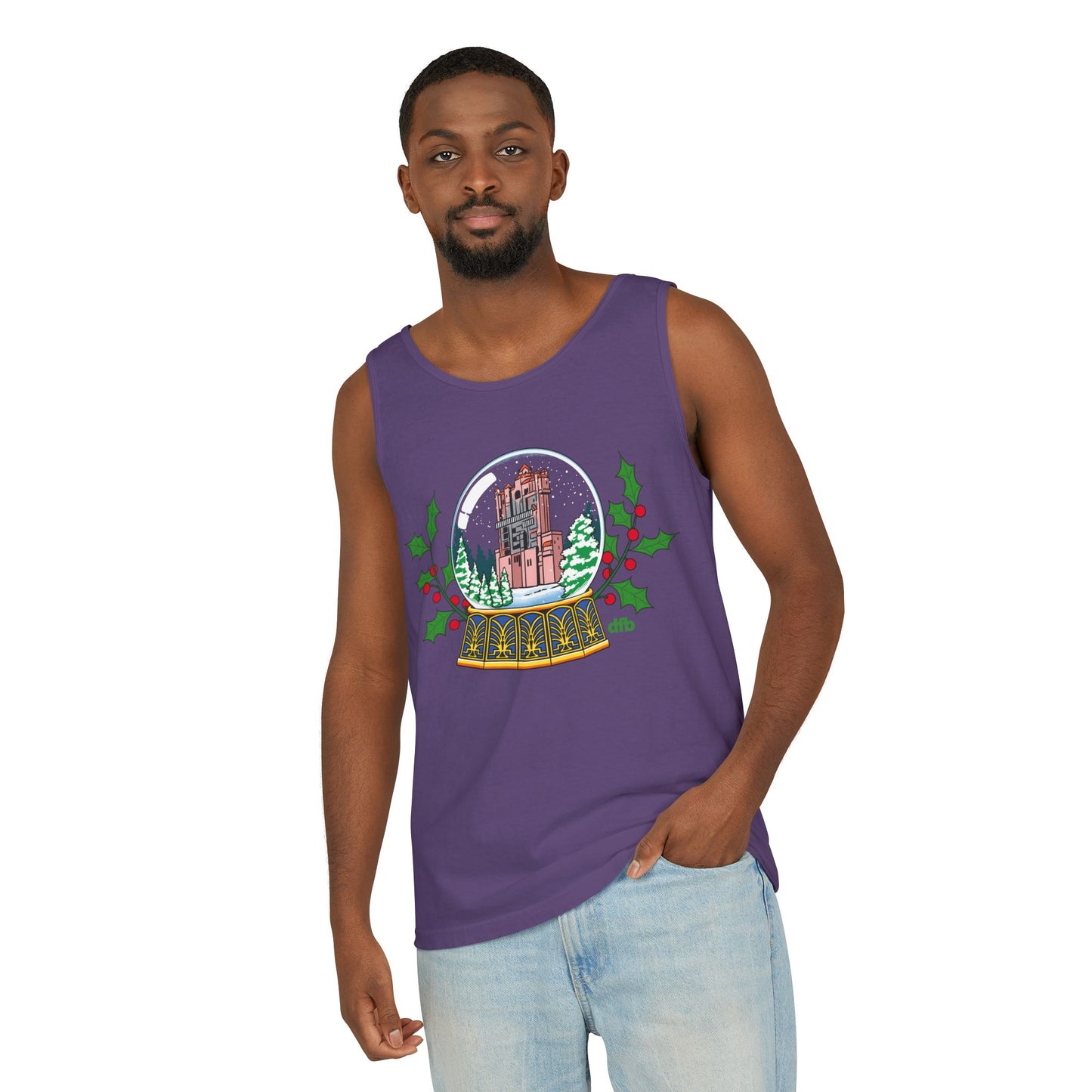 Hollywood Studios Snowglobes - Unisex Garment-Dyed Tank Top