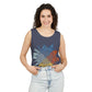 Food & Wine Compass - Unisex Garment-Dyed Tank Top