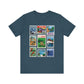 Animal Kingdom Vintage Stamps - Adult Tee Shirt