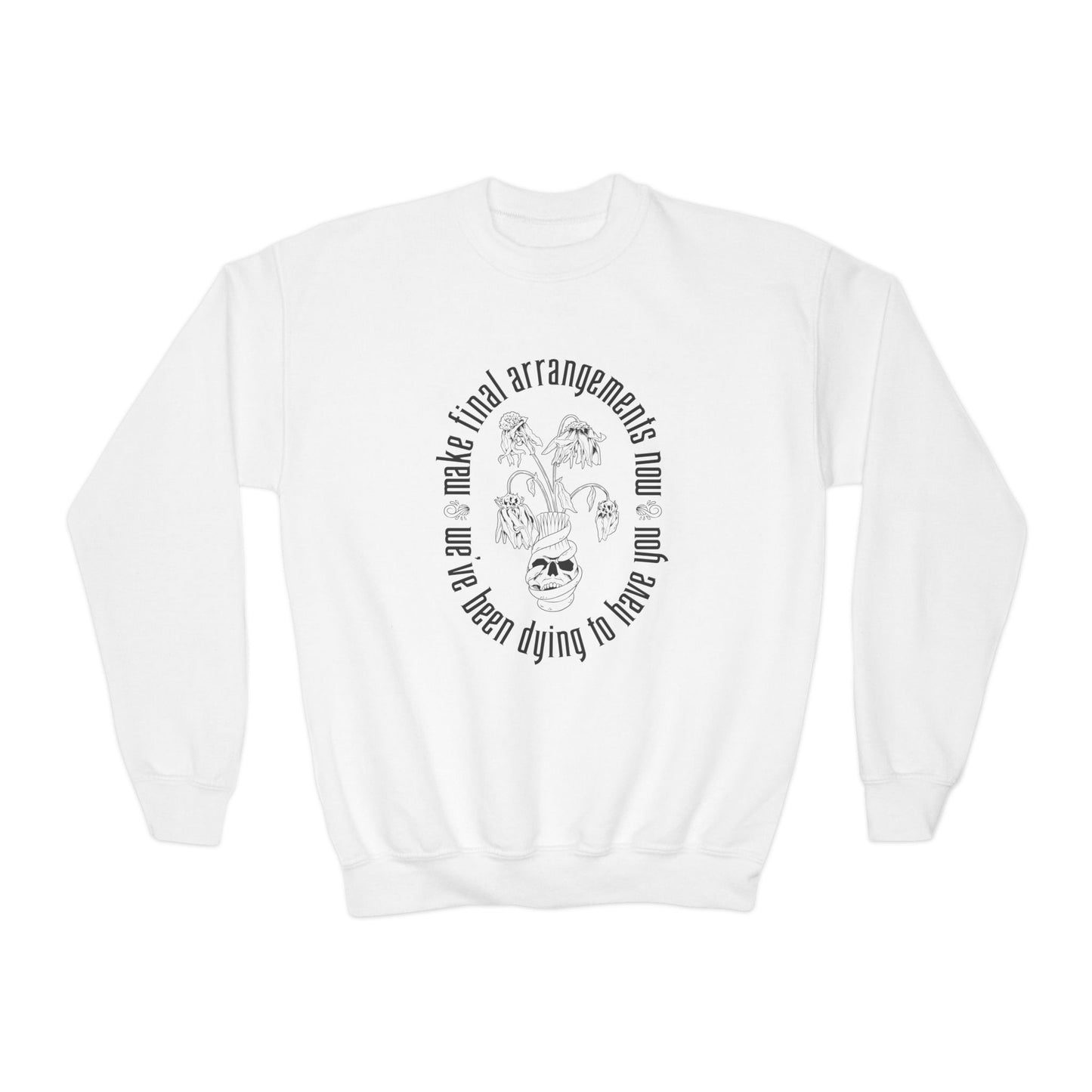 We've Been Dying to Have You - Haunted Mansion - Youth Crewneck Sweatshirt