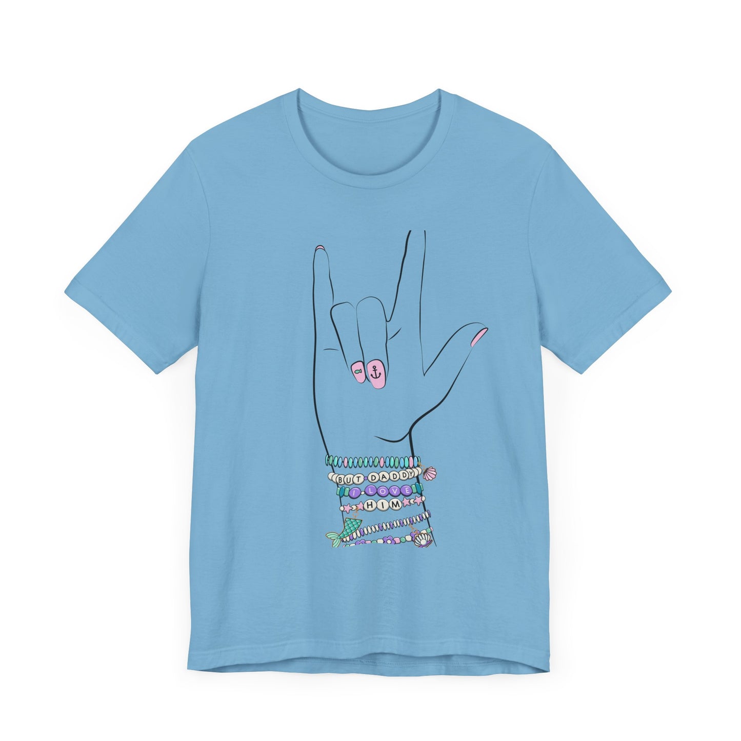 "But Daddy I Love Him!" - Friendship Bracelets - Adult Tee Shirt