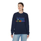 Go to Disney, Eat Snacks, Be Happy - Adult Crewneck Sweatshirt