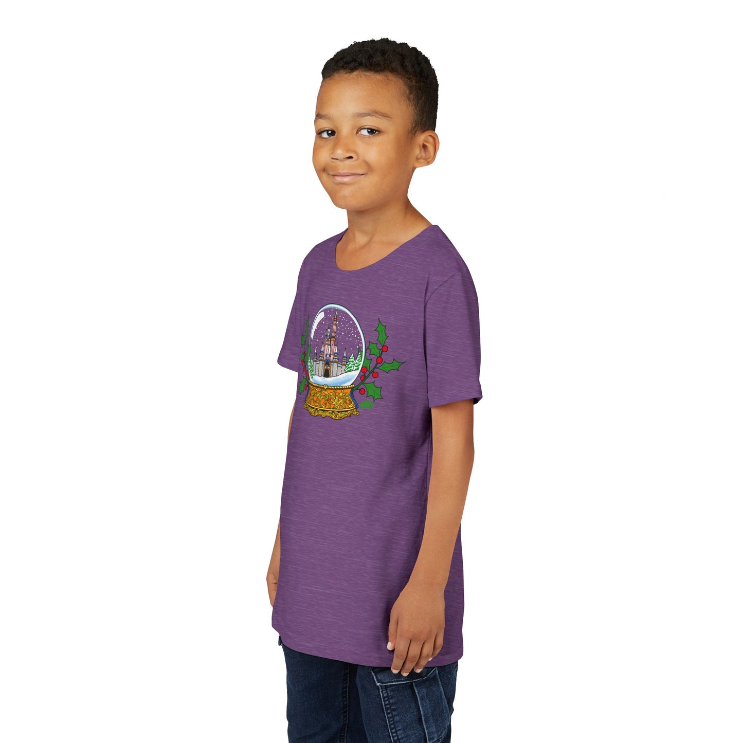 Magic Kingdom Snowglobes -  Kid's Short Sleeve Tee Shirt