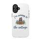Snowy, Cabin Castle I'm Coming to the Cottage - Tough Magnetic Phone Case