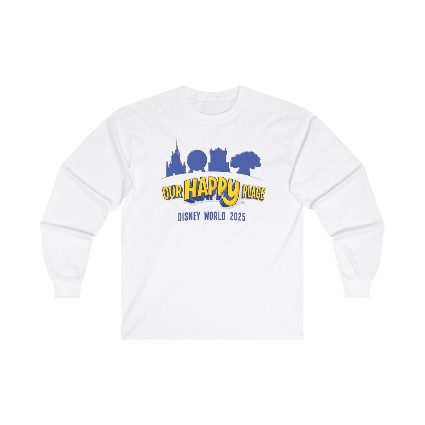 Our Happy Place 2025 - Family Matching Tee - Long Sleeve Tee