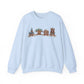 Gingerbread Park Icons - Adult Crewneck Sweatshirt