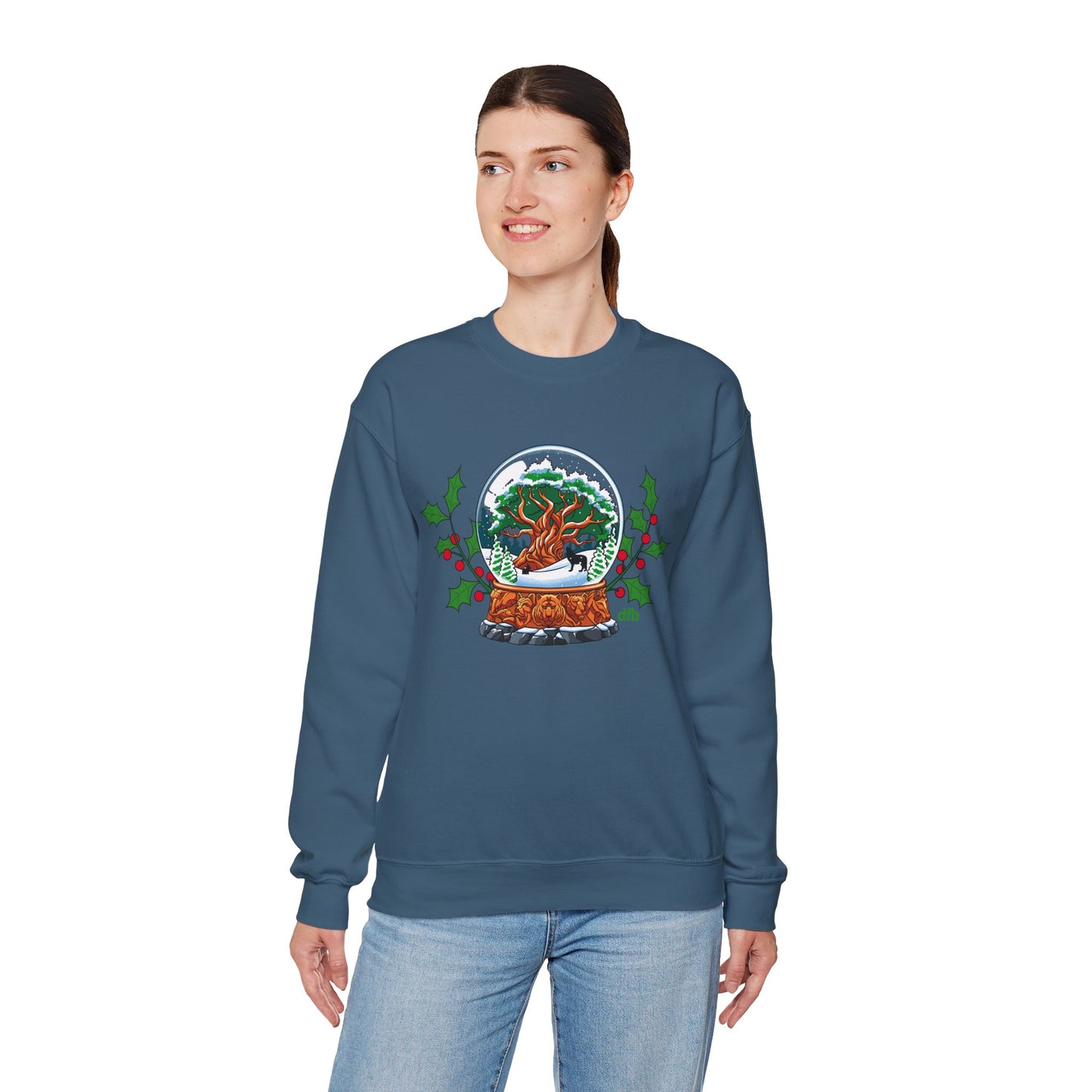 Animal Kingdom Snowglobes - Adult Crewneck Sweatshirt