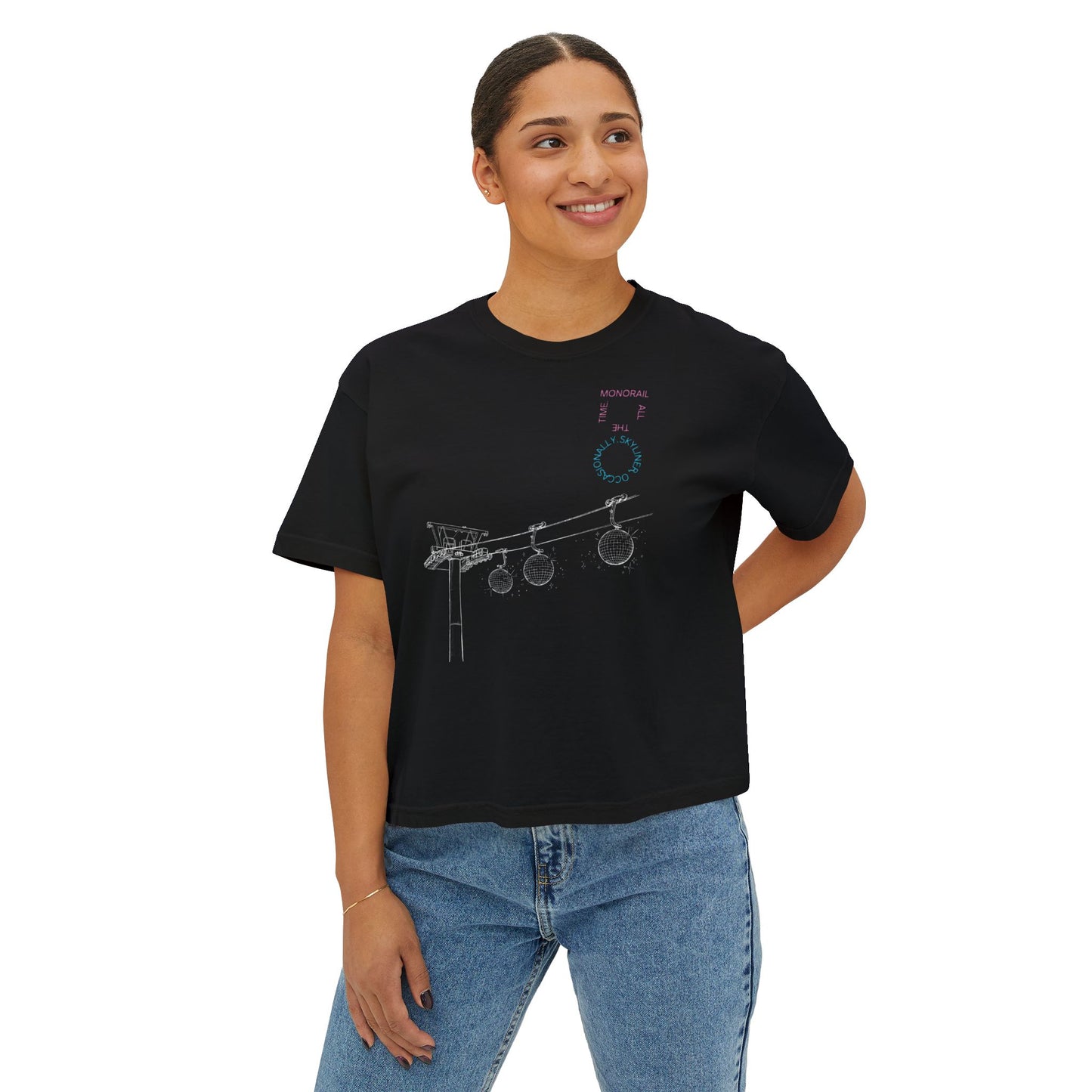 Monorail All The Time - Women's Boxy Tee